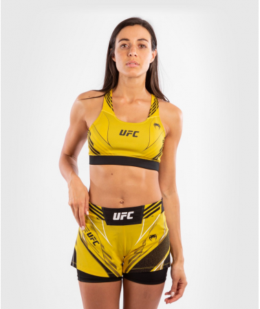 Sportovní podprsenka VENUM UFC Authentic Fight Night Women's Sport Bra - yellow