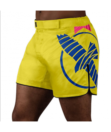 Fight Šortky Hayabusa Icon Mid-Length - žluté