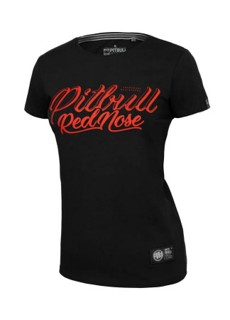 PitBull West Coast Dámské triko Red Nose - černé
