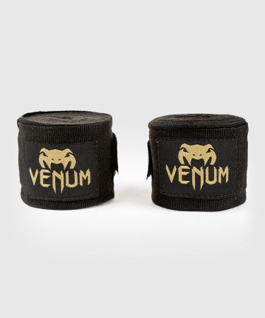 Boxerské bandáže značky VENUM KONTACT -  2,5 m  Black/Gold
